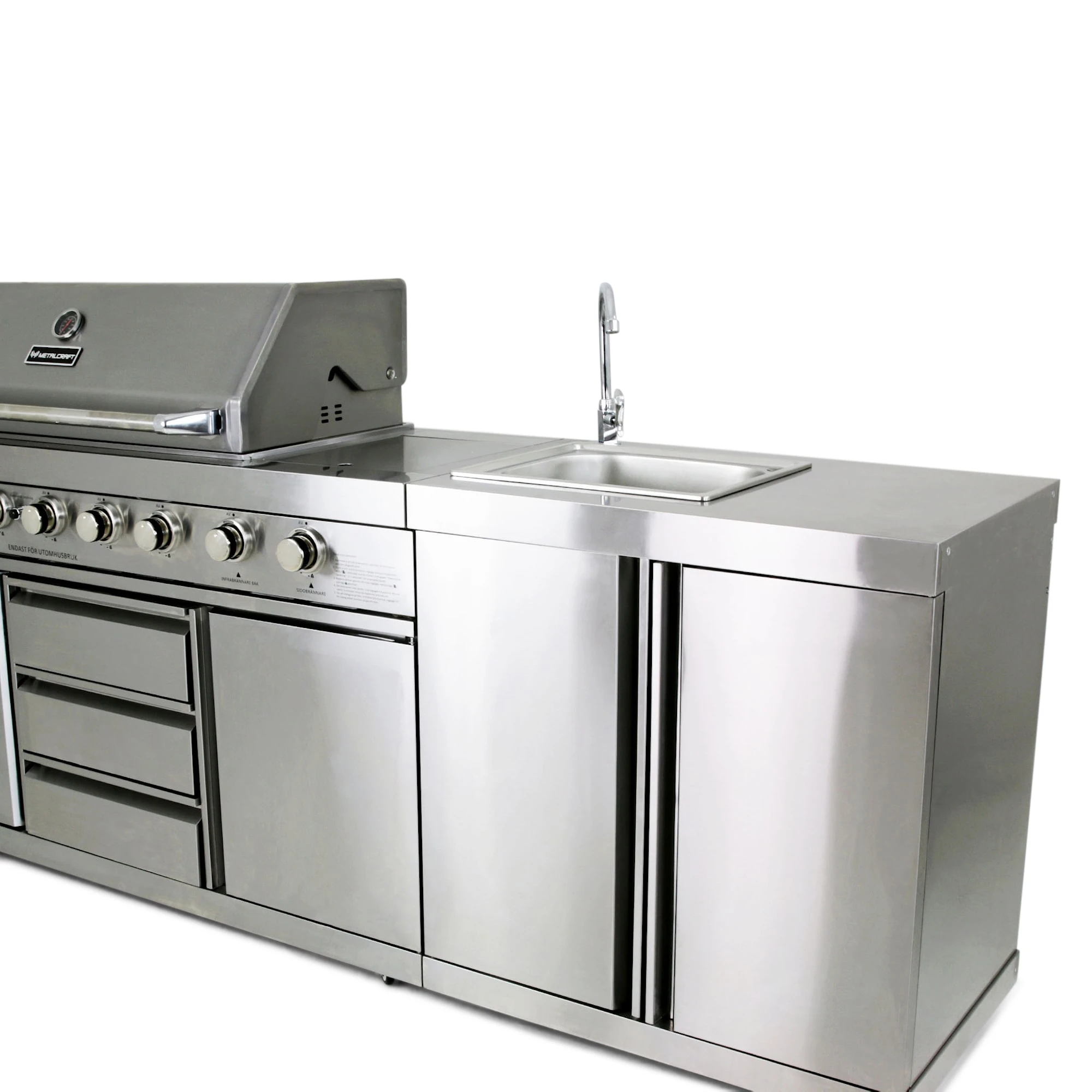 Metalcraft Diskho-modul Till Utekök / Gasolgrill - Bild 7