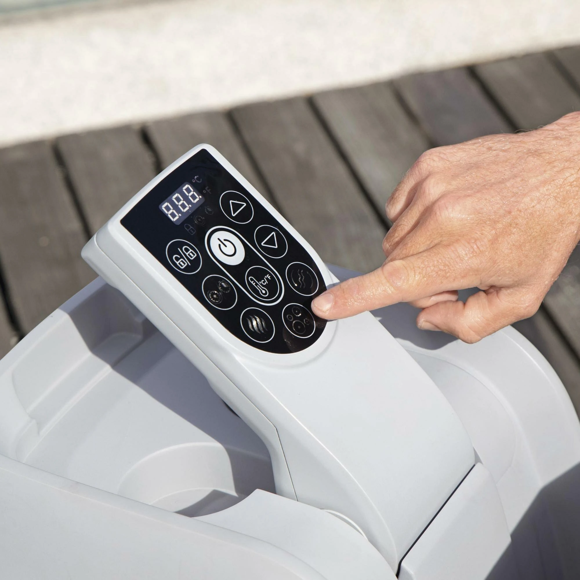 Bestway Lay-Z Spa Ibiza AirJet Uppblåsbart Spabad 4-6 Personer - Bild 6