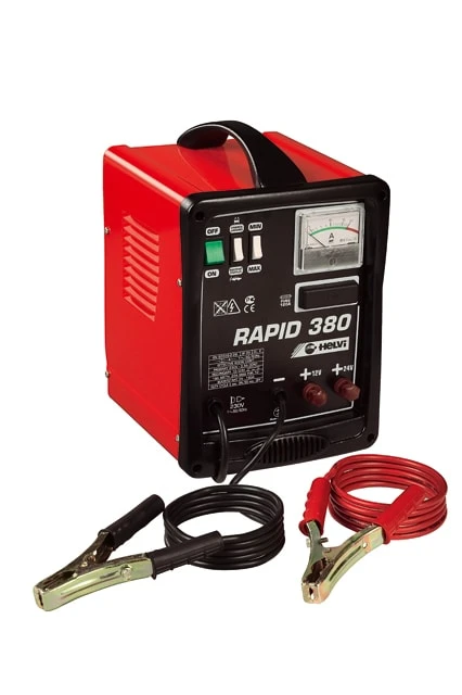 Helvi Batteriladdare Med Starthjälp Rapid 380 12/24V 38A