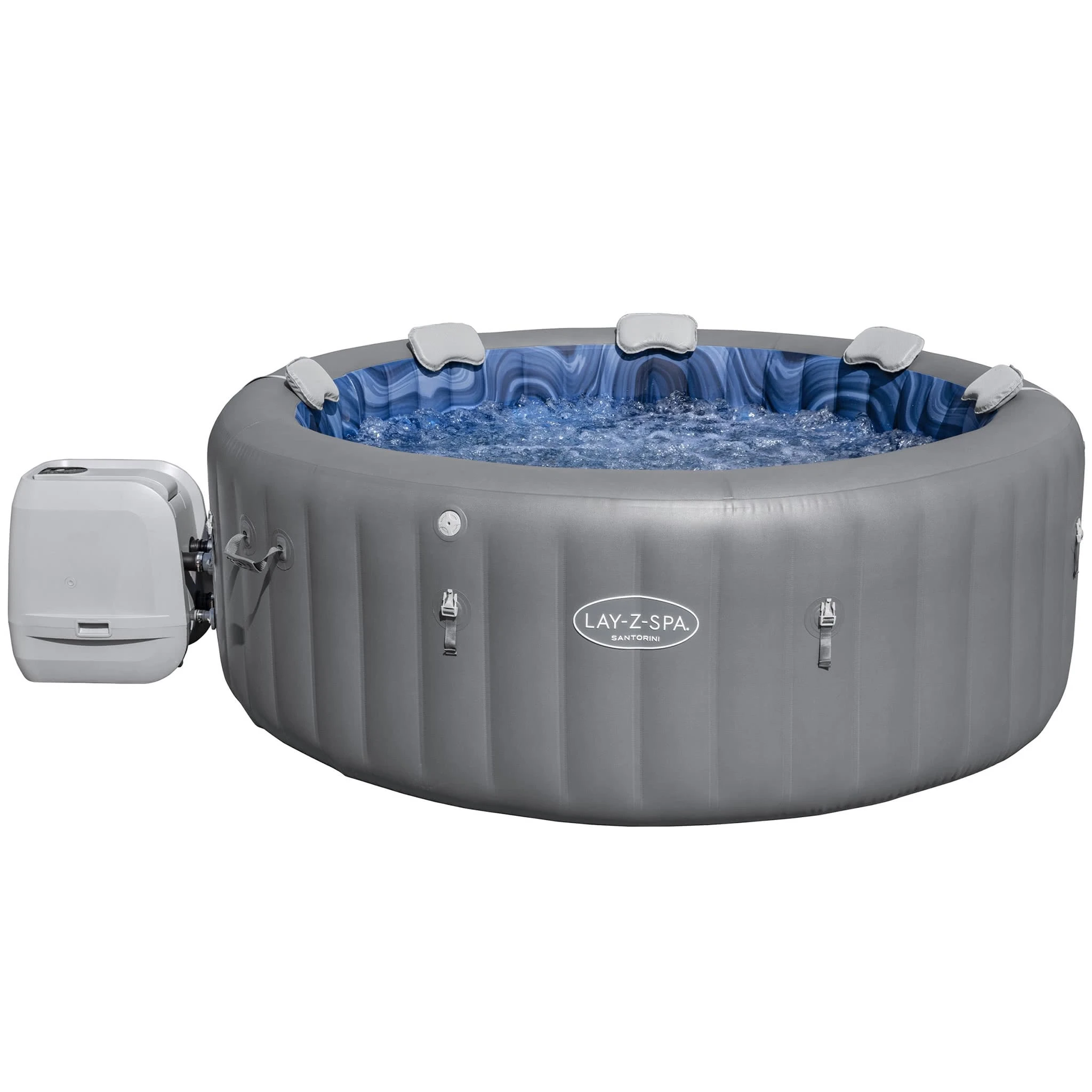 Bestway Lay-Z Spa Santorini Hydrojet Pro Uppblåsbart Spa 5-7 Personer