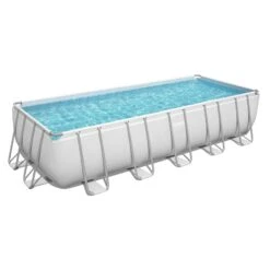 Bestway Power Steel Pool Set 6.40m X 2.74m X 1.32m Rektangulär