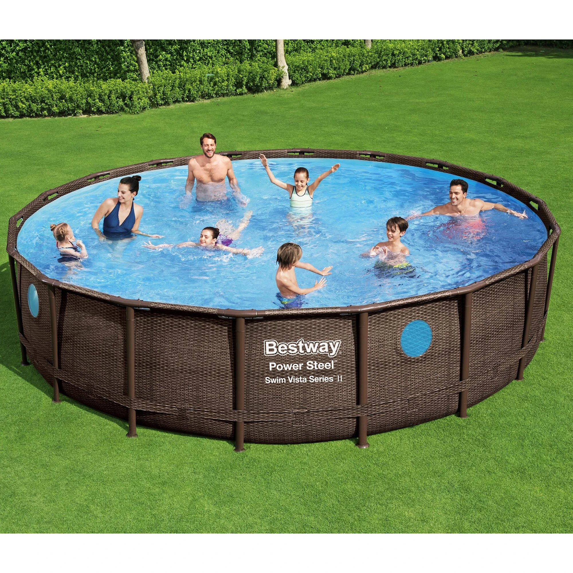 Bestway Ovanmarkpool Power Steel Swim Vista II - 5,49 M Diameter (56977) - Bild 2