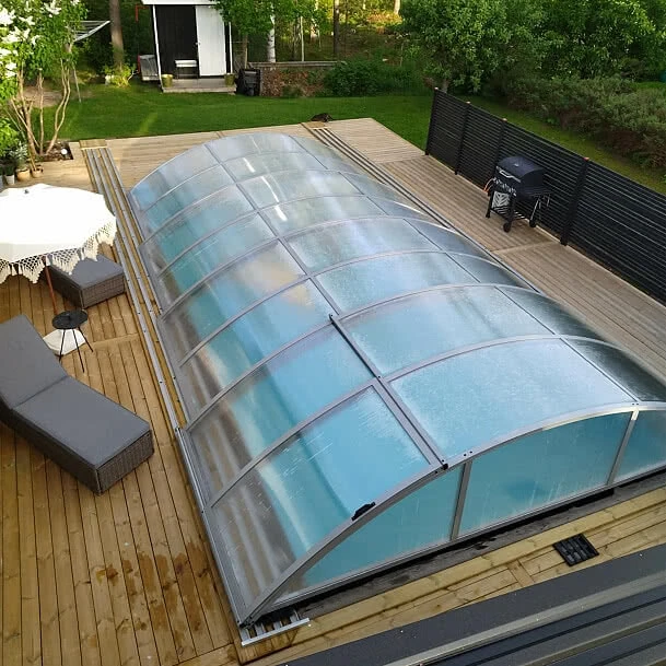 Metalcraft Pooltak 4x8m, Silver