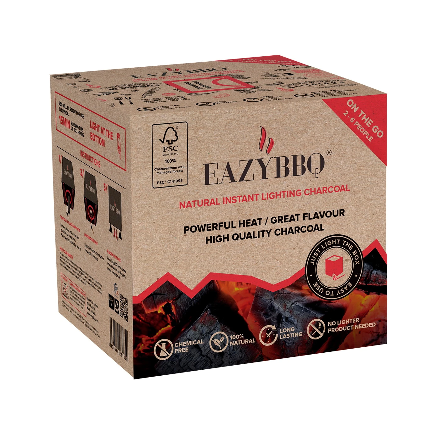 Eazy BBQ On-the-go Engångsgrill