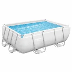 Bestway Power Steel Pool Set 2.82m X 1.96m X 84cm Rektangulär