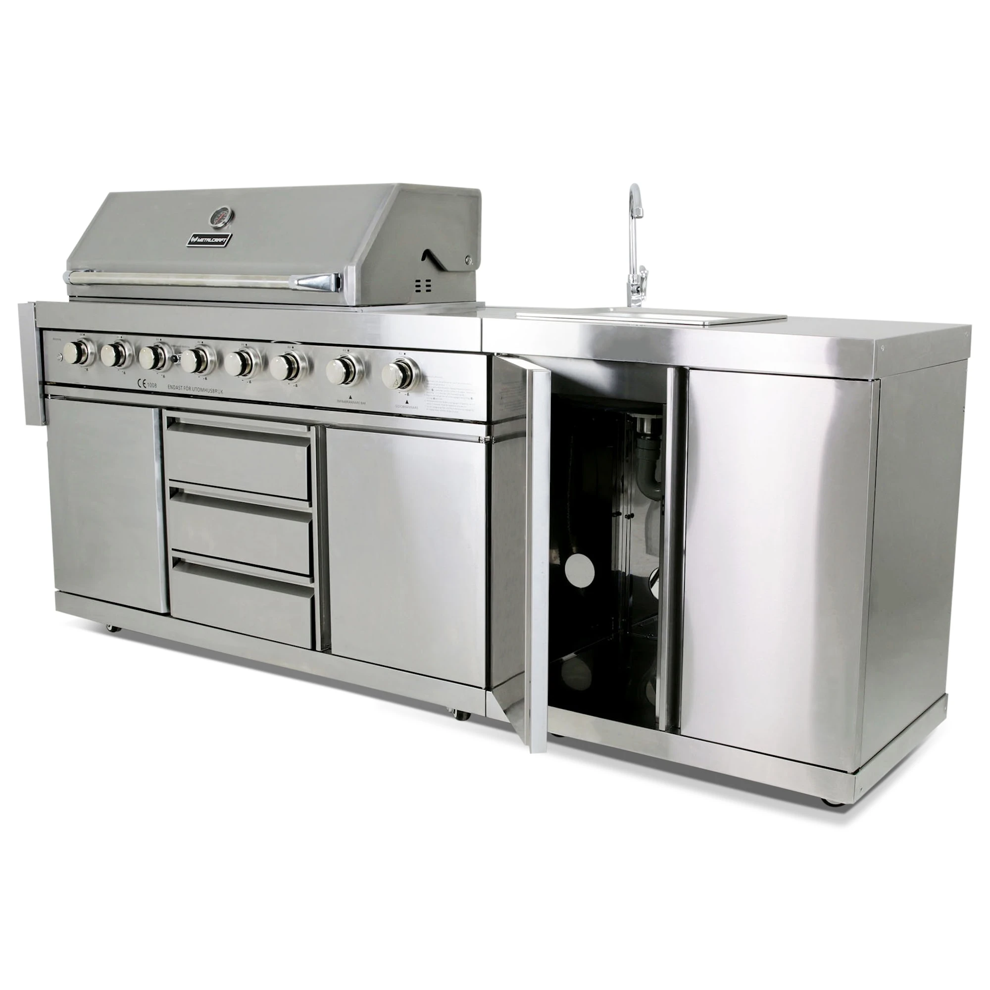 Metalcraft Diskho-modul Till Utekök / Gasolgrill - Bild 9