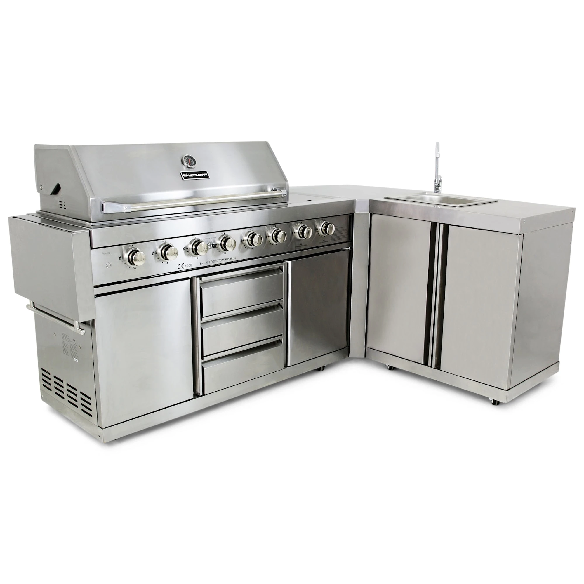 Metalcraft Diskho-modul Till Utekök / Gasolgrill - Bild 10