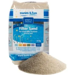Swim & Fun Filtersand 0,4-0,8 Mm 15 Kg