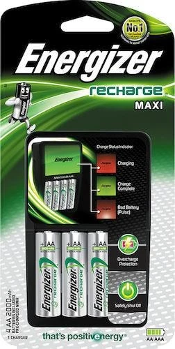 Energizer Batteriladdare Maxi Inkl 4st 2000mAh AA
