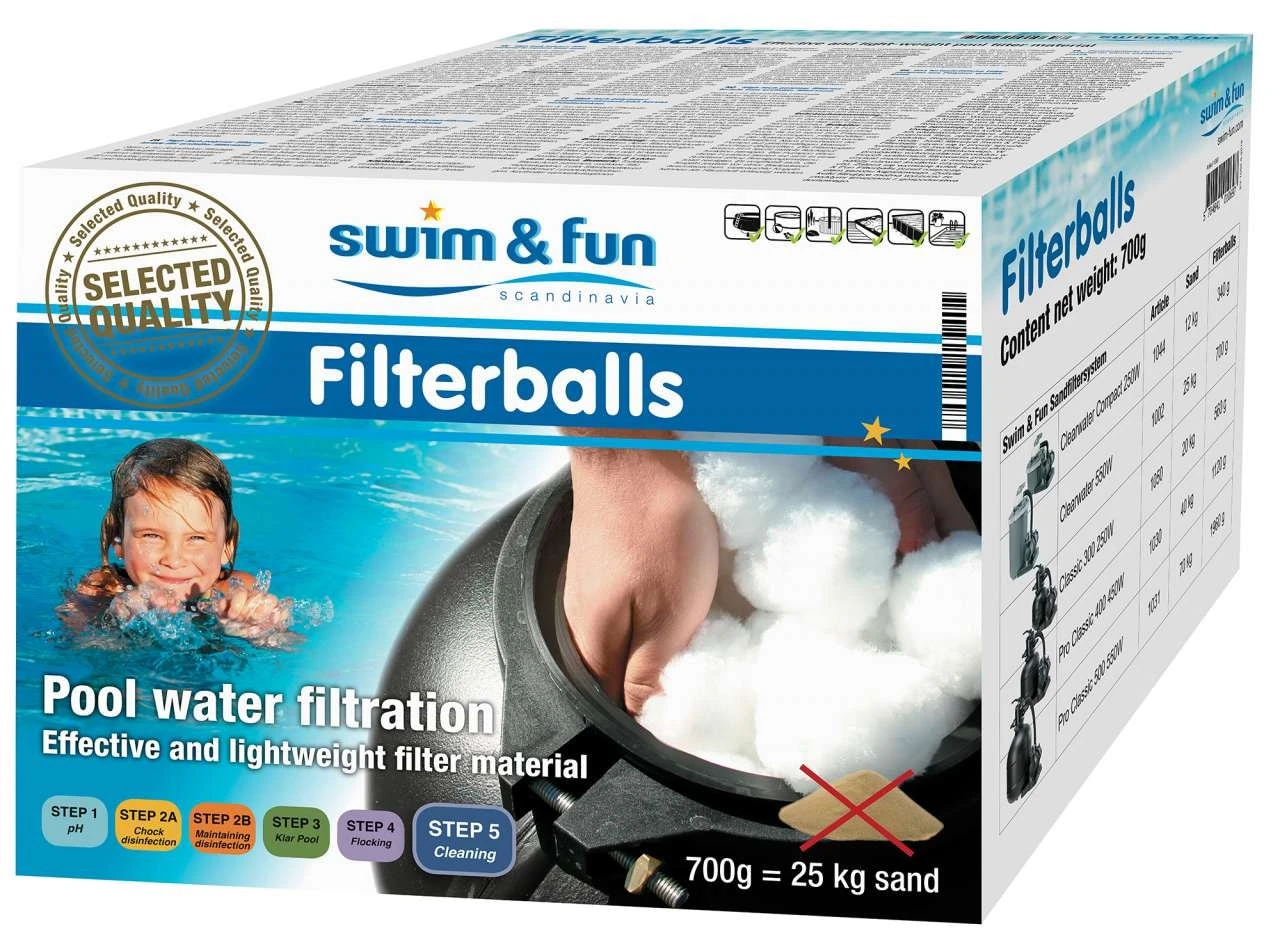Swim & Fun Filterballs 700 Gram