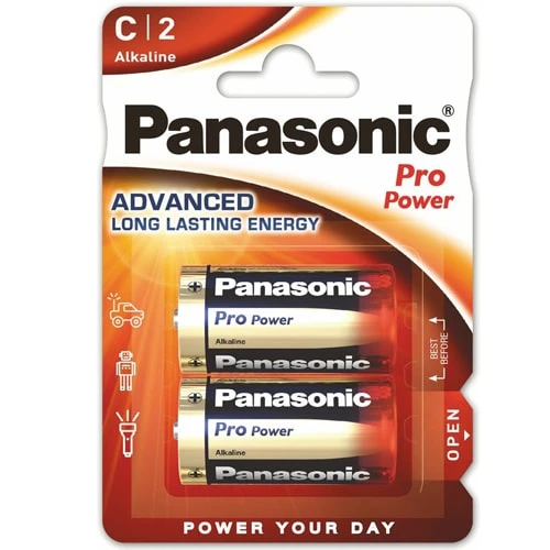 Panasonic Batteri Alkaliska Pro Power C2 3 Panasonic Batteri Alkaliska Pro Power C2