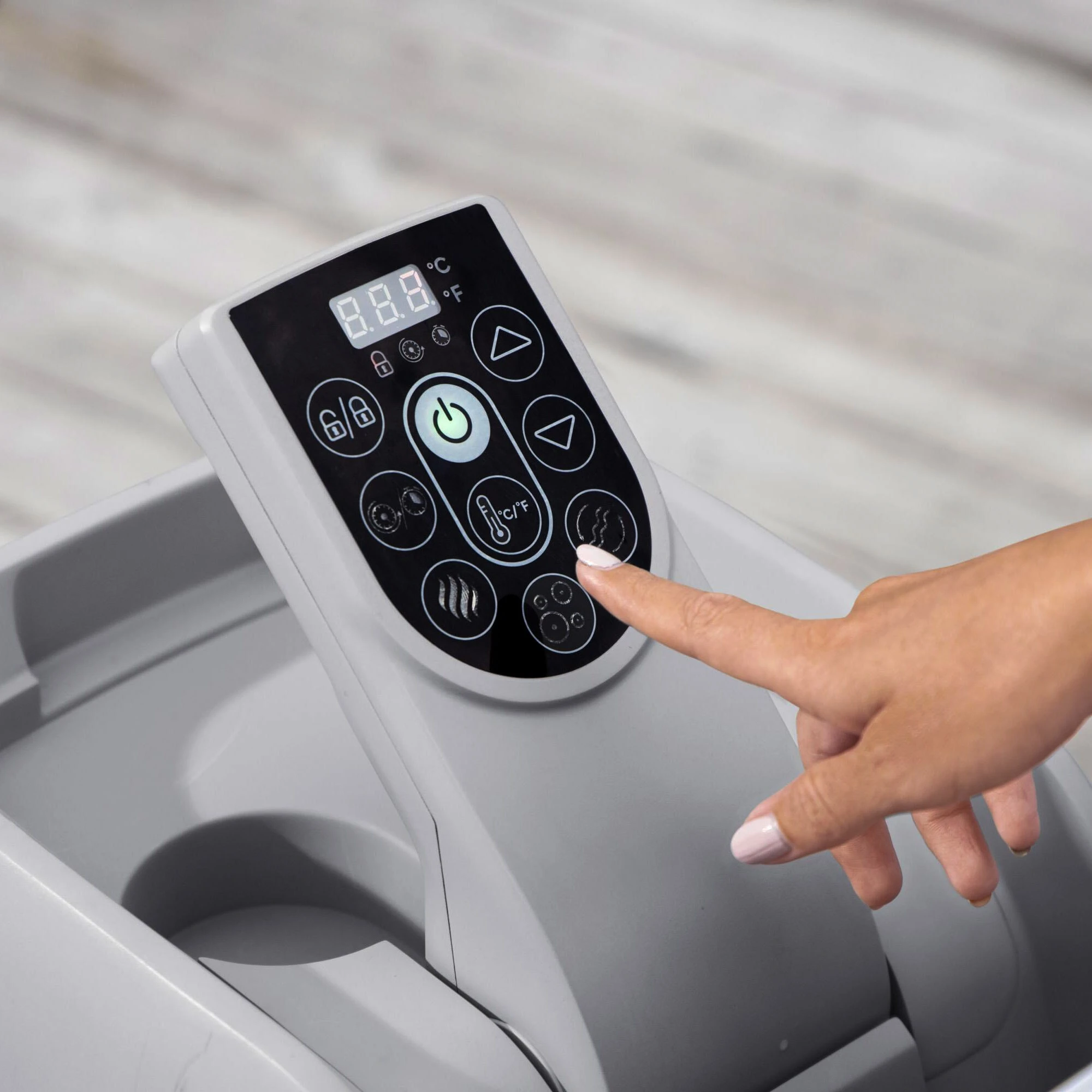 Bestway Lay-Z Spa Bahamas AirJet Uppblåsbart Spabad 2-4 Personer - Bild 7