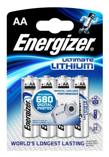 Energizer Lithium AA 4-pack