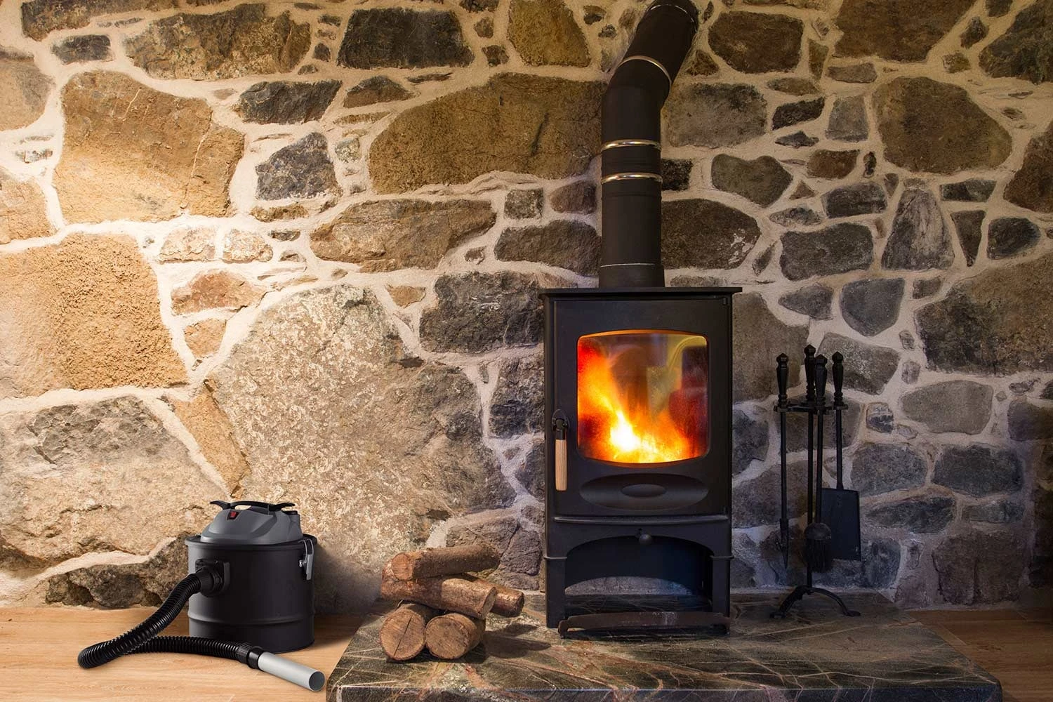 Duab Asksug Med Spann 15 Liter 900 Watt - Bild 2