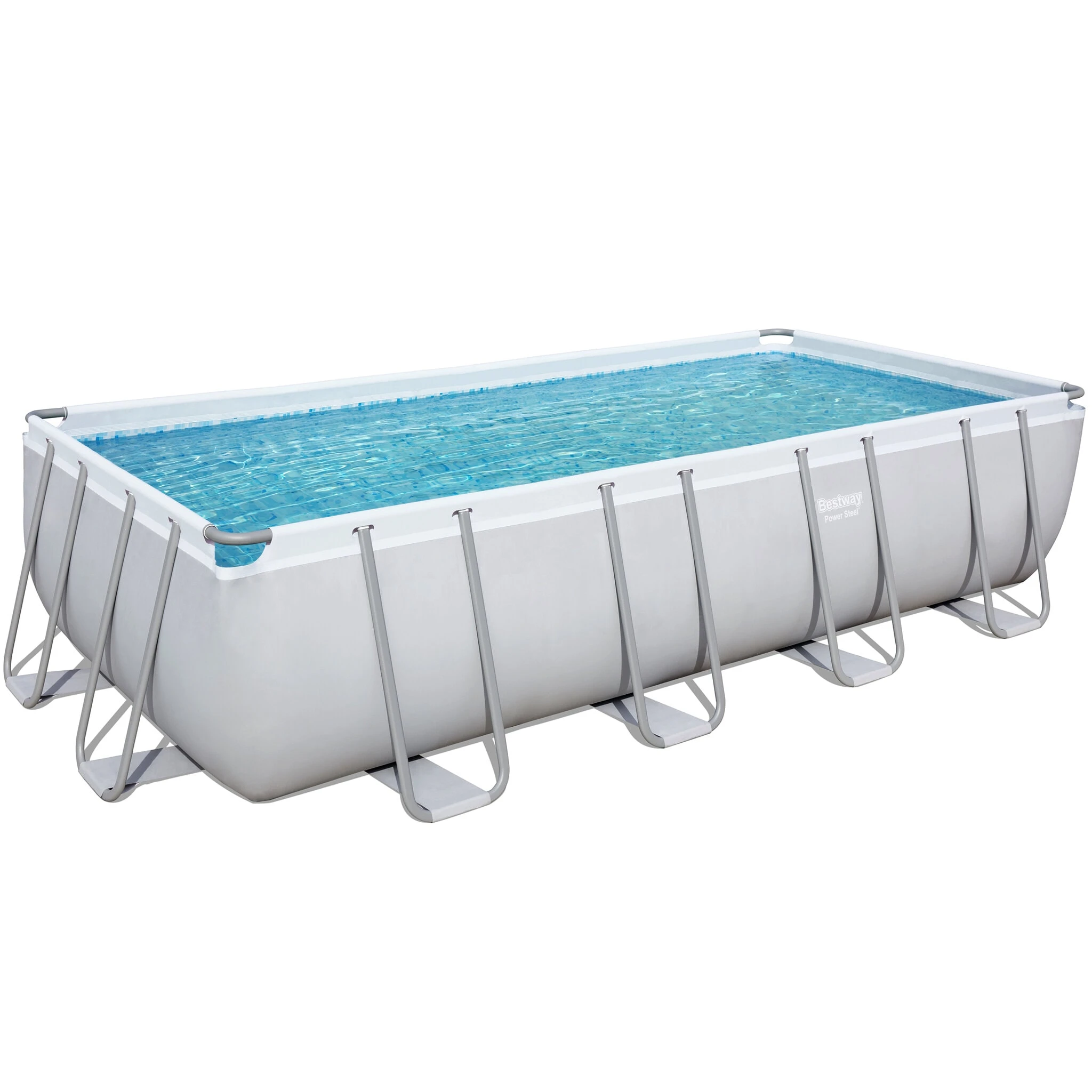 Bestway Power Steel Pool Set 4.88m X 2.44m X 1.22m Rektangulär
