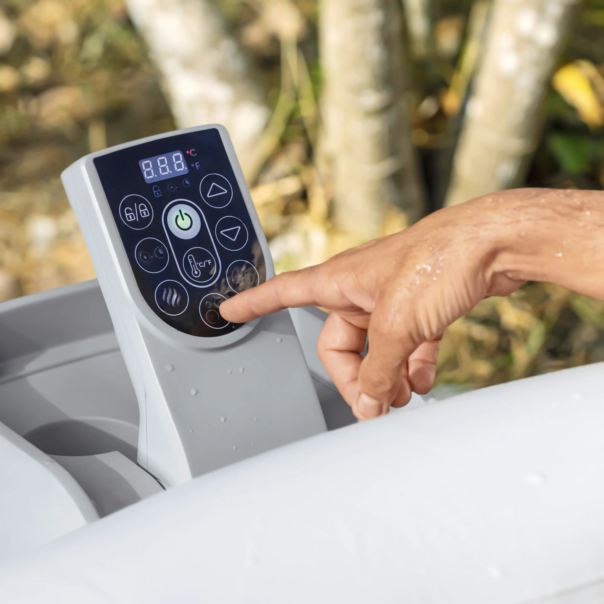 Bestway Lay-Z Spa St.Lucia AirJet Uppblåsbart Spabad 2-3 Personer - Bild 3