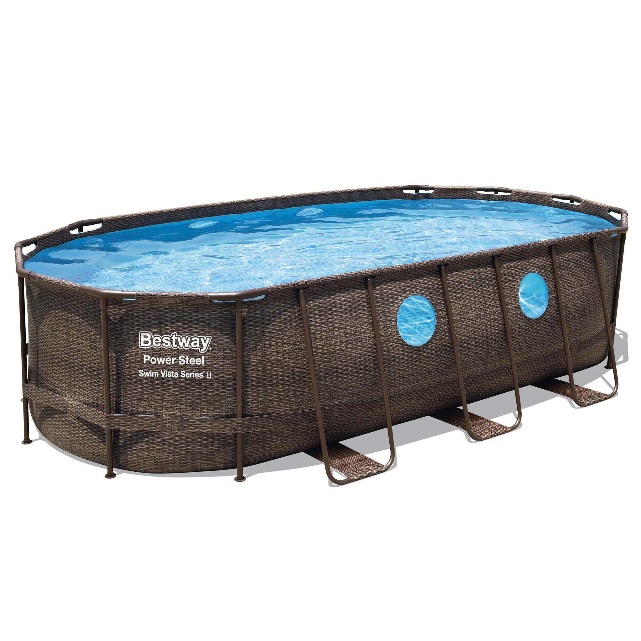 Bestway Power Steel Swim Vista II Pool Set 5.49x2.74x1.22m Oval