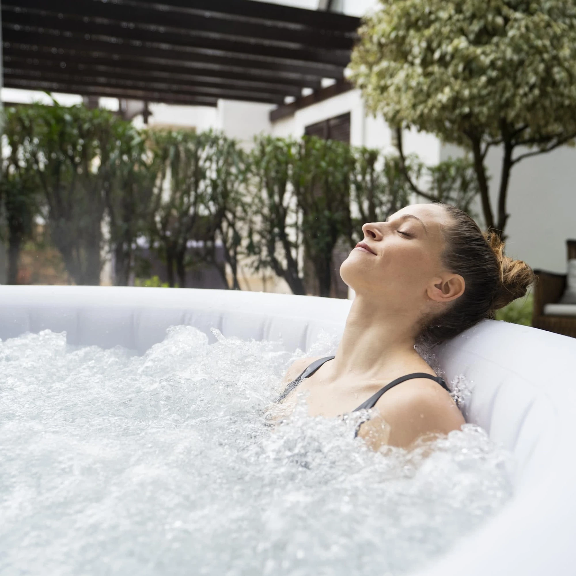 Bestway Lay-Z Spa Fiji Airjet Uppblåsbart Spabad 2-4 Personer - Bild 5