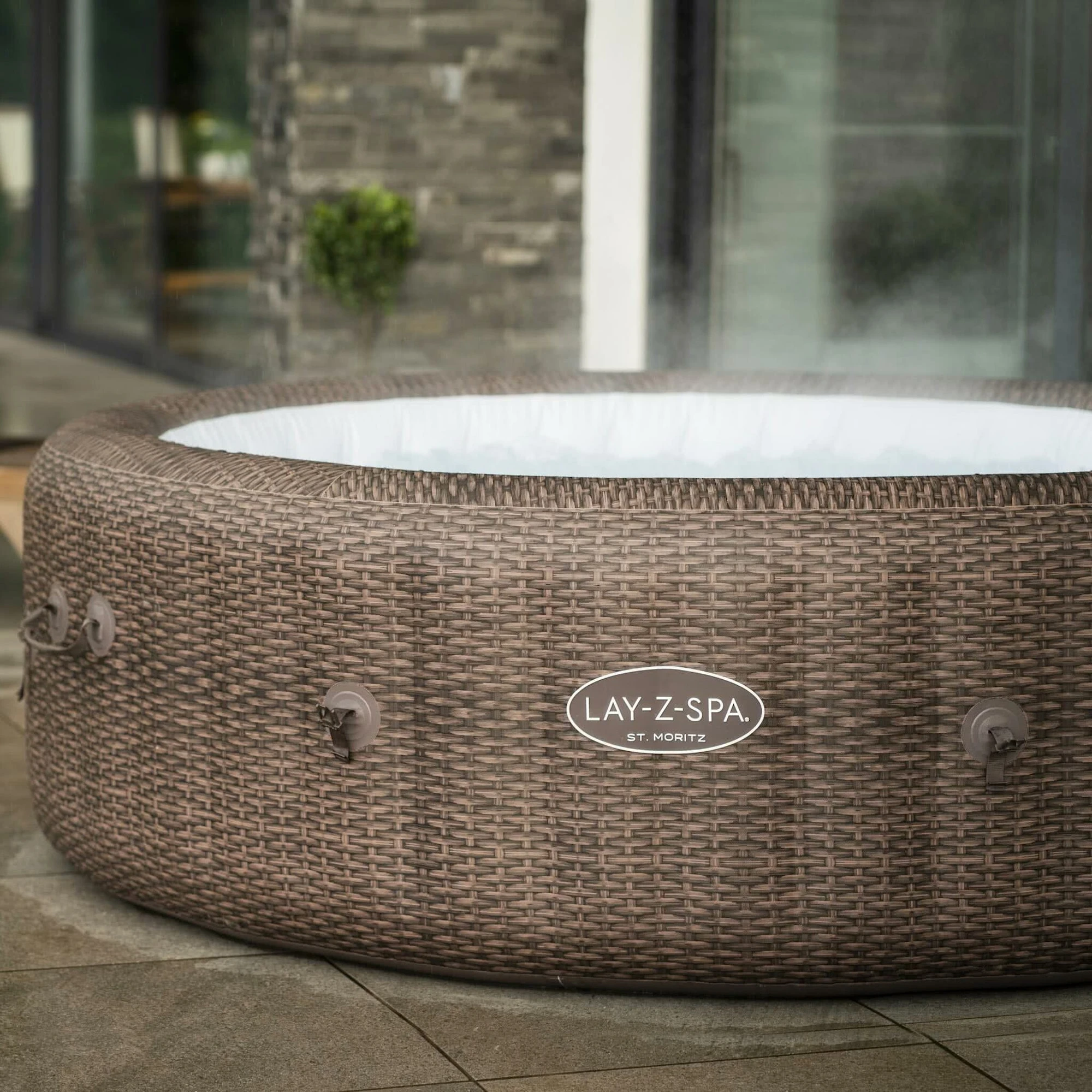 Bestway Lay-Z Spa St. Moritz AirJet Uppblåsbart Spabad 5-7 Personer - Bild 7