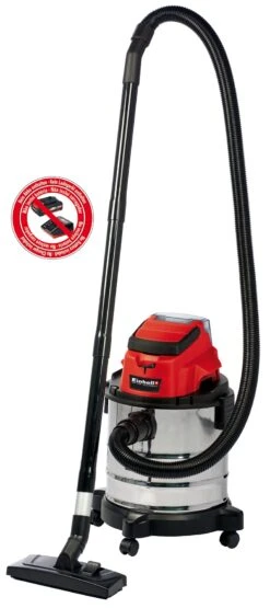 Einhell TC-VC 18/20 Li S-Solo Batteridriven Våt- Och Torrdammsugare